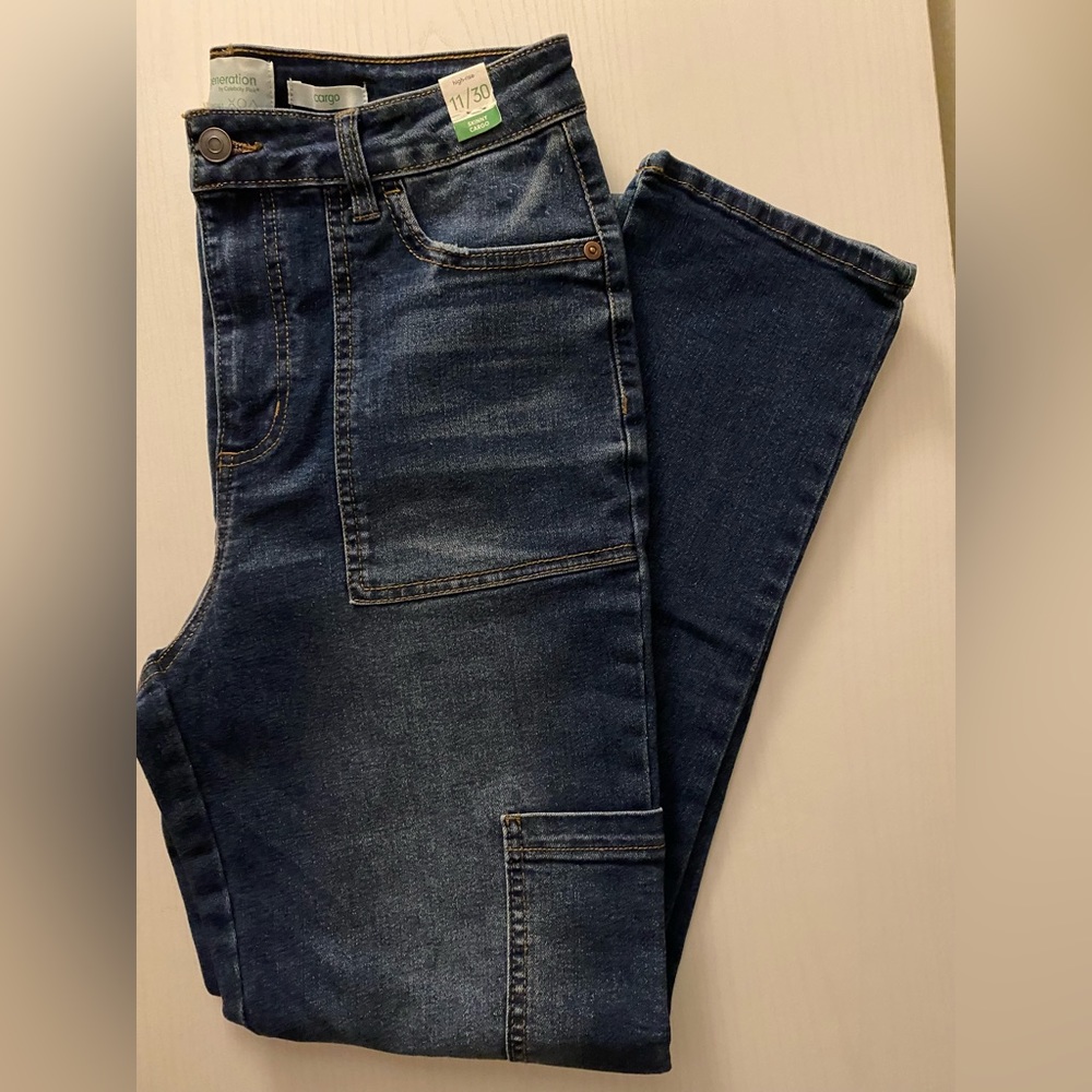 New high waisted Jean cargos